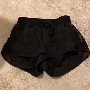 Black lulu lemon shorts